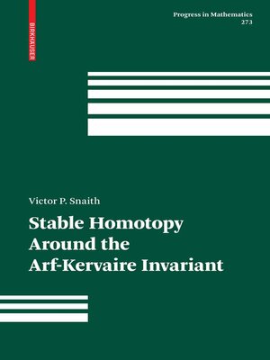 cover image of Stable Homotopy Around the Arf-Kervaire Invariant